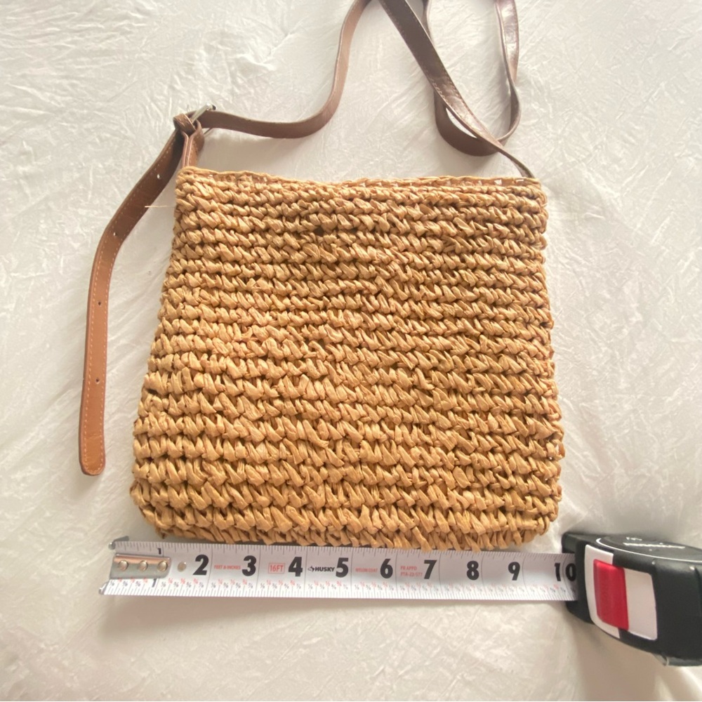 Tan crossbody bag